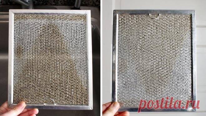 Самый быстрый, простой и рабочий способ очистить вытяжку ...