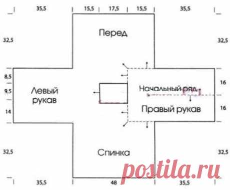 Вязаный крючком джемпер