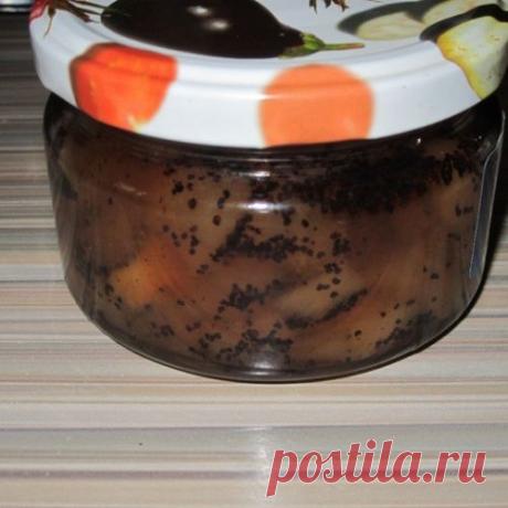 Варенье из груш с маком