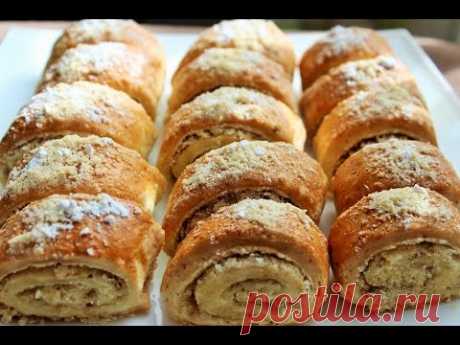 Гата. Кята. Восточная сладость. Вкусное печенье с ореховой начинкой!