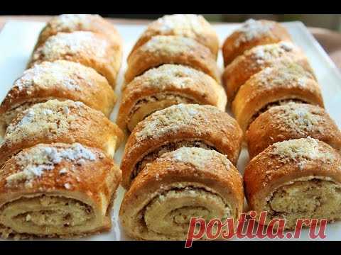 Гата. Кята. Восточная сладость. Вкусное печенье с ореховой начинкой!