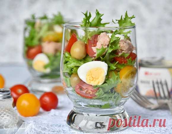 10 простых салатов с рыбой. Кулинарные статьи и лайфхаки