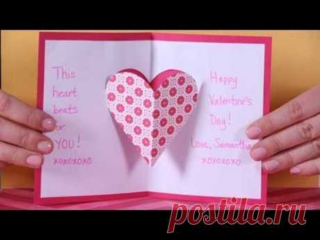 Valentine's Day Heart Pop-up Card