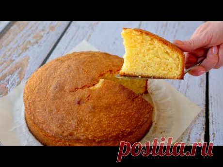 Масляный Бисквит | Можно есть без Крема