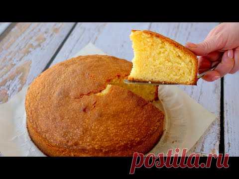 Масляный Бисквит | Можно есть без Крема