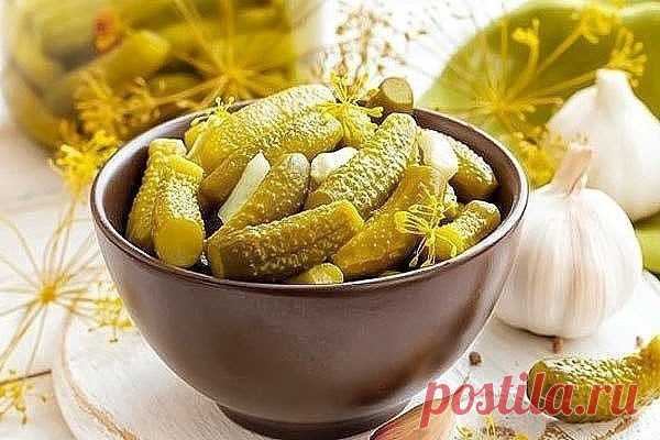 Детские маринованные огурчики - можно даже детям в любом количестве