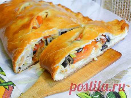 Кальцоне с курицей и грибами: рецепт с пошаговыми фото