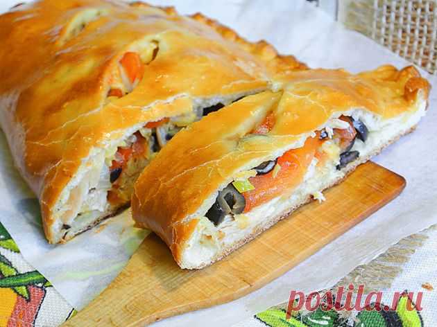 Кальцоне с курицей и грибами: рецепт с пошаговыми фото
