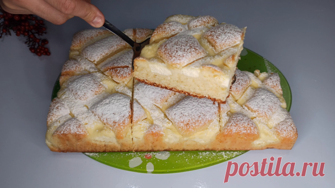 Рецепт творожного пирога - самый вкусный пирог | Мир сладостей - рецепты | Яндекс Дзен