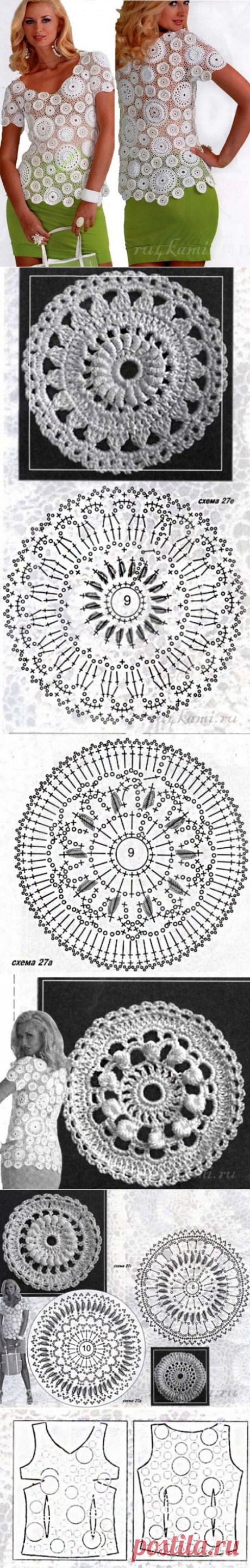 Кофточка крючком «Зефир» » Сайт &quot;Ручками&quot; - делаем вещи своими руками