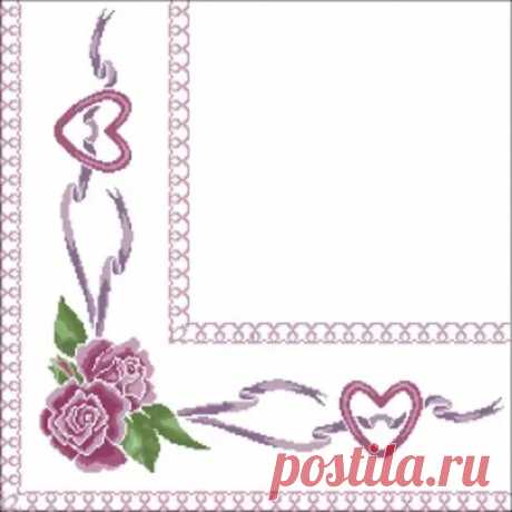 Скатерть «Роза с сердечком» - Домоводство - медиаплатформа МирТесен