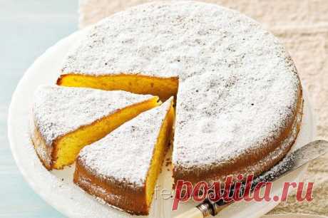 Вкусный и легкий мандариновый пирог на оливковом масле