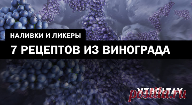 Наливка и ликер из винограда: 7 рецептов в домашних условиях
