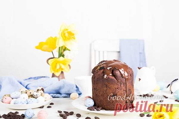 Шоколадный пасхальный кулич