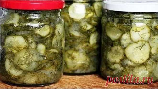 БЕЗУМНО ВКУСНЫЙ САЛАТ ИЗ ОГУРЦОВ НА ЗИМУ «НЕЖИНСКИЙ»