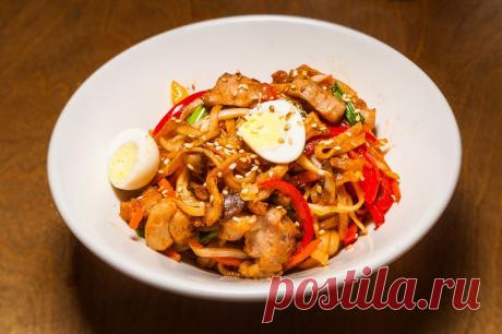 Удон с курицей - пошаговый рецепт с фото - как приготовить - ингредиенты, состав, время приготовления - Леди Mail.Ru