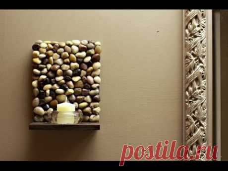 Интересные идеи декора: КАМЕНЬ, БУМАГА и винные пробки.