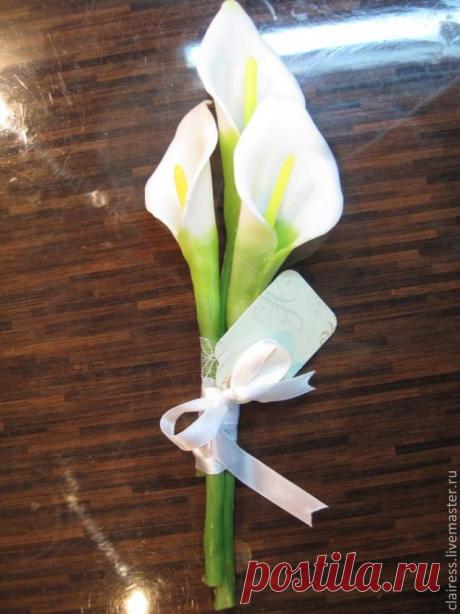 Как сделать каллу из мыла