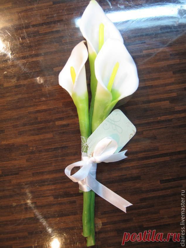 Как сделать каллу из мыла