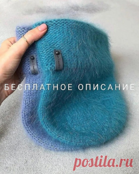 Мягонькая шапочка спицами