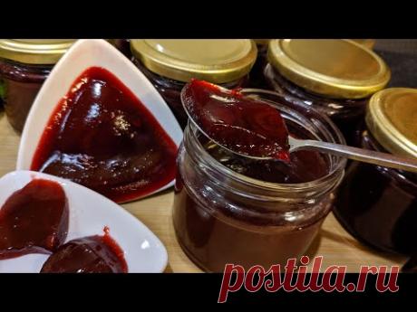 Из МАЛИНЫ желе или густой малиновый джем без косточек! Можно резать ножом!
