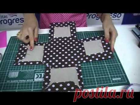 ▶ Porta-maquiagem em cartonagem - YouTube