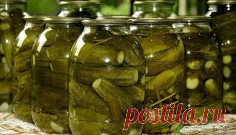 Маринованные огурцы