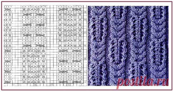 Изумительно красивые узоры на спицах — DIYIdeas