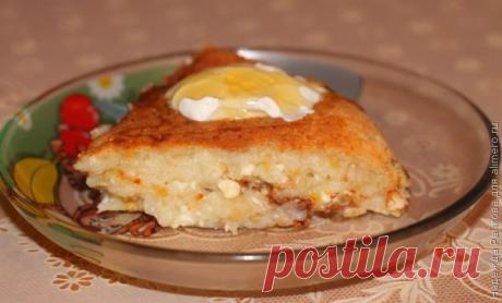 Пирог из мультиварки с творогом и грушей / Рецепты с фото