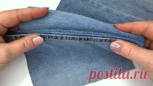 Толстенные швы на джинсах, даже в 6 слоёв, шью с лёгкостью без пропусков и игла не ломается никогда (большинство даже не догадываются) | Мой стиль DIY | Дзен