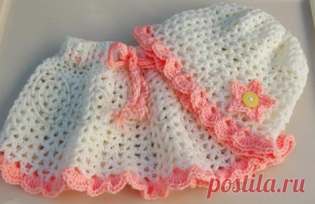 Юбка крючком для девочки - 5 мастер-классов