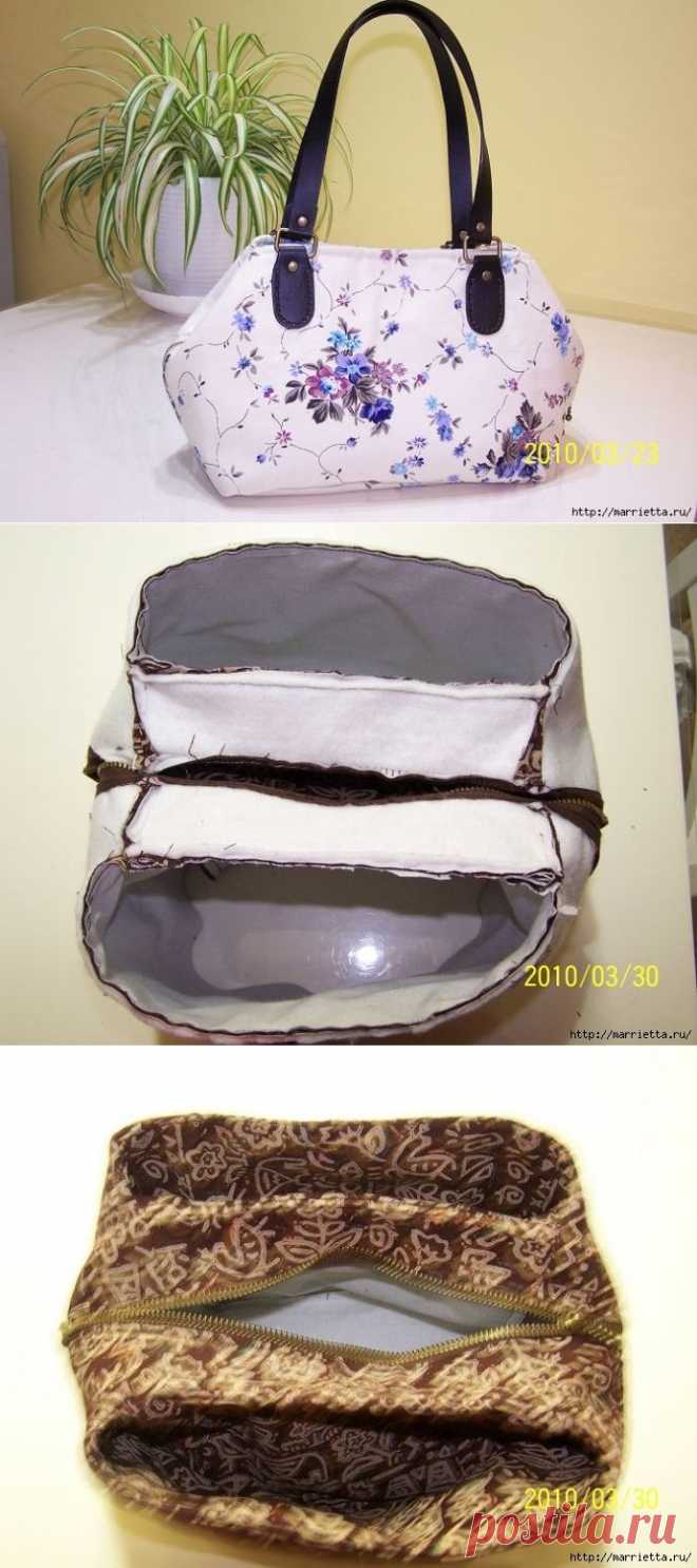 Шьем сумку. Фото мастер-класс по пошиву