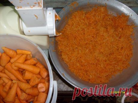 крупную морковь на хранение в погреб , а мелкую на тёрку и в морозилку