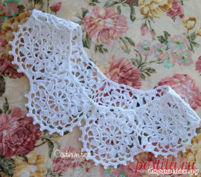 Ажурный воротничок - Вязание - Страна Мам