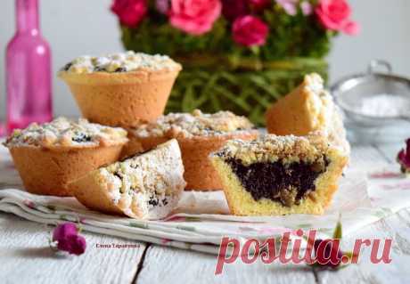 ПЕСОЧНЫЕ КОРЗИНКИ С МАКОВОЙ НАЧИНКОЙ