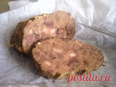 Сердечно-печеночная колбаса своими руками : два варианта