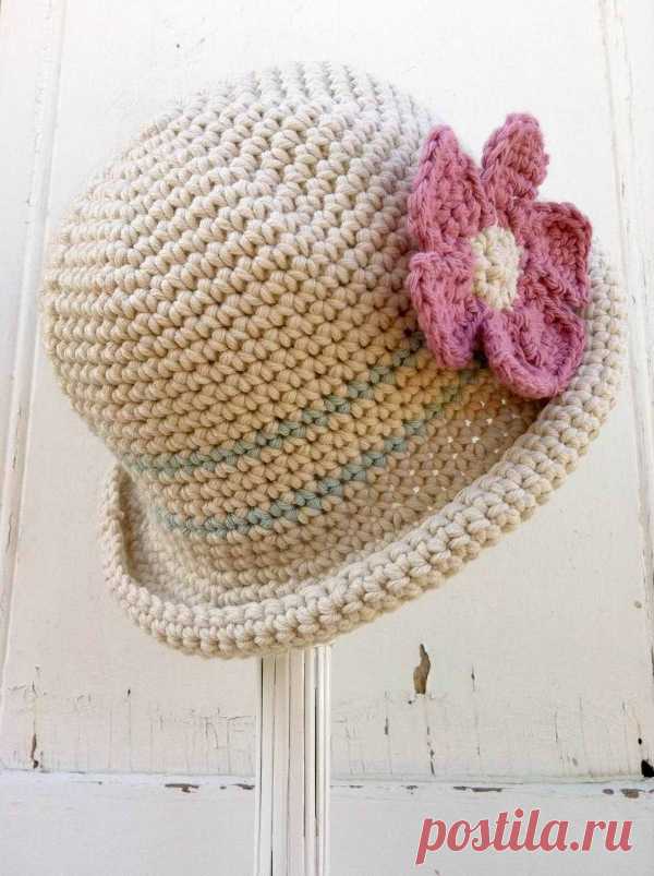 Шляпа крючком: простая схема. Как связать шляпу крючком? | LS