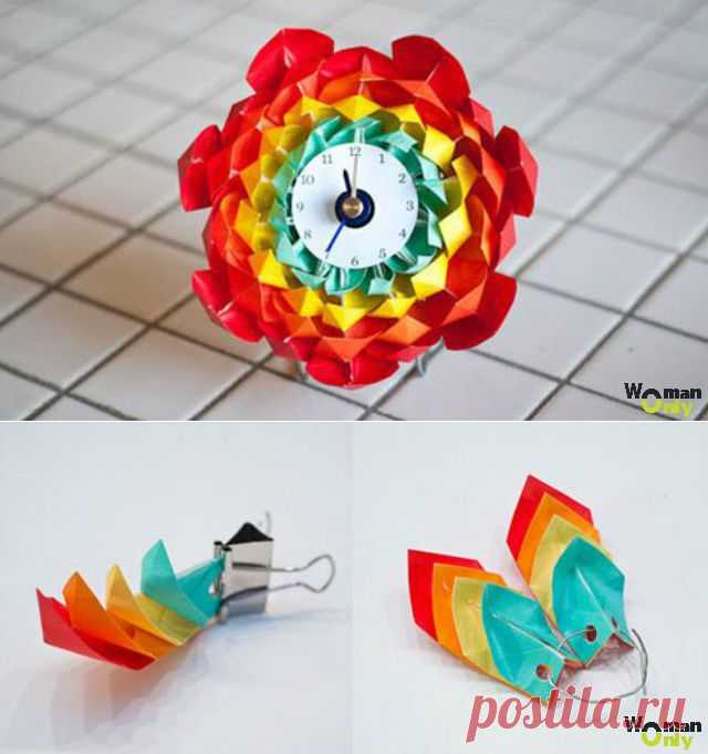 Часы своими руками в стиле оригами: пошаговый мастер-класс с фото