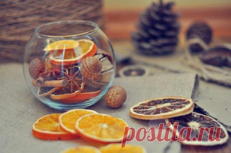 Кaк cушить цитруcовые для дeкoра