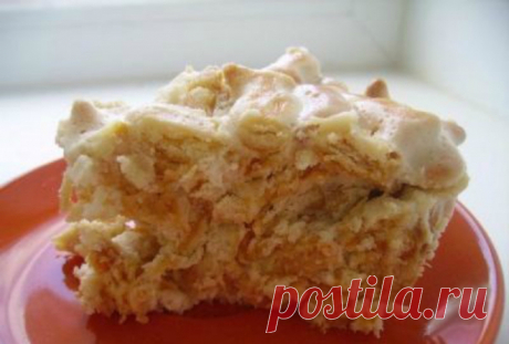 Торт из печенья Рыбки со сгущенным молоком