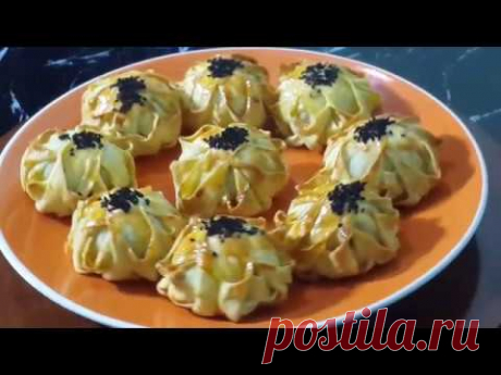 САМСА В ДУХОВКЕ. ОЧЕНЬ КРАСИВАЯ ЛЕПКА . РЕЦЕПТЫ ОТ УЗБЕЧКИ