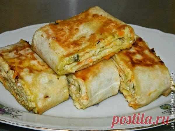 шеф-повар Одноклассники: Хрустящая закуска в лаваше