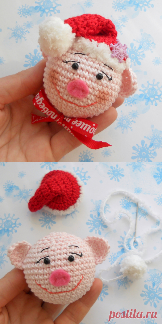 Елочнаая игрушка Свинка