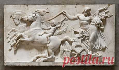 The Abduction of Proserpine. 1843. Carl Frederick Holbech. Danish 1811-1880. marble.