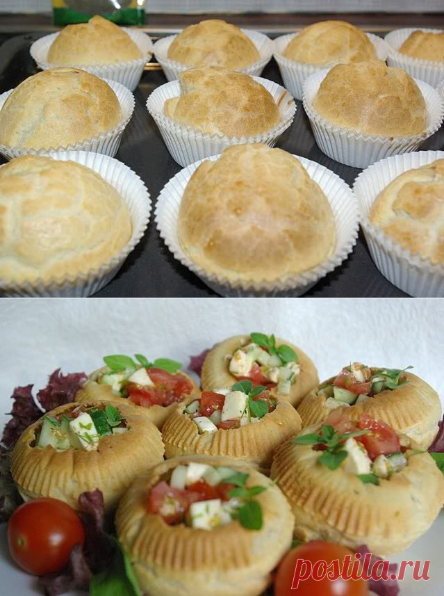 Поповеры (popovers) выпрыгивающие булочки - суперлегкий рецепт!!!!