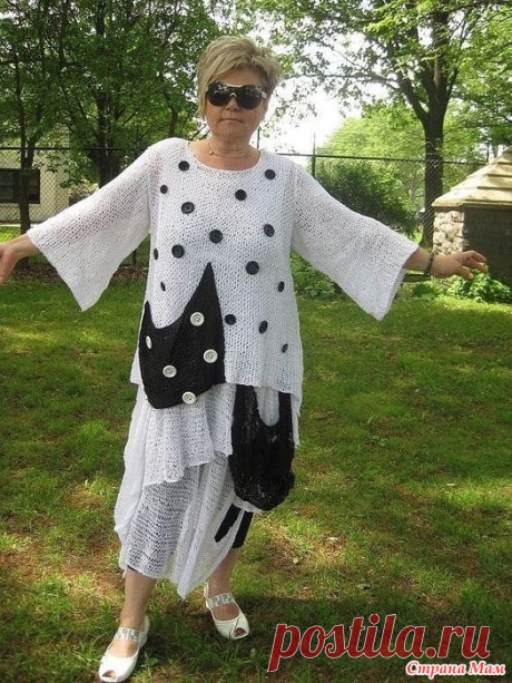 Лариса Scarlatto и её черно-белое бохо. Бохо-леди – большая фантазерка и выдумщица, и даже немного волшебница.