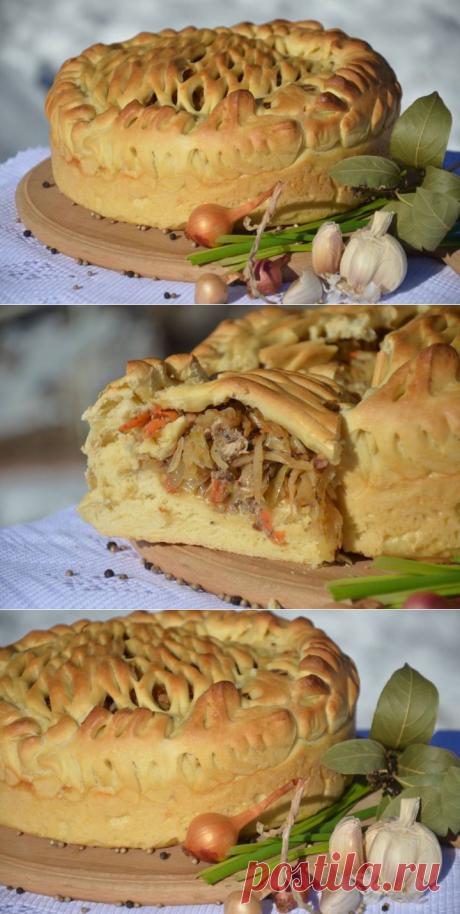 Вкусный пирог с сайрой и капустой | Ваши любимые рецепты