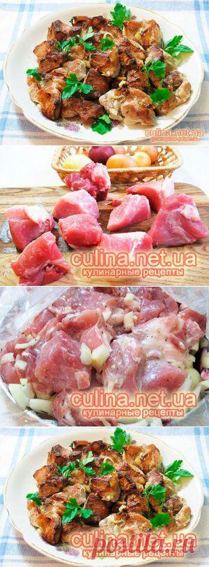 Шашлык в духовке в рукаве | рецепты с фото