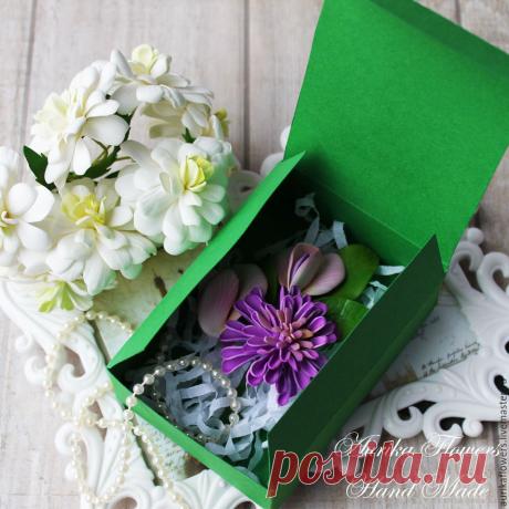 Делаем коробочку для упаковывания handmade работ. Универсальная формула для любого размера