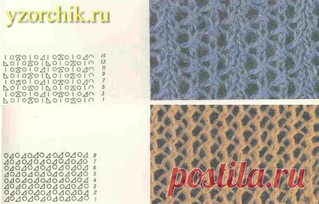 Нас поймали! Сетки спицами